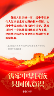 【中國(guó)民族報(bào)】學(xué)習(xí)︱習(xí)近平論鑄牢中華民族共同體意識(shí)